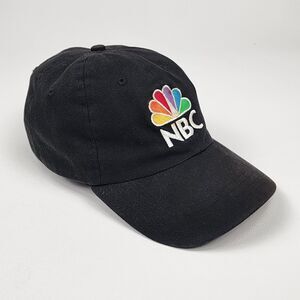 NBC Peacock Logo Black Dad Hat Cap EST 1926 Embroidered Adjustable
